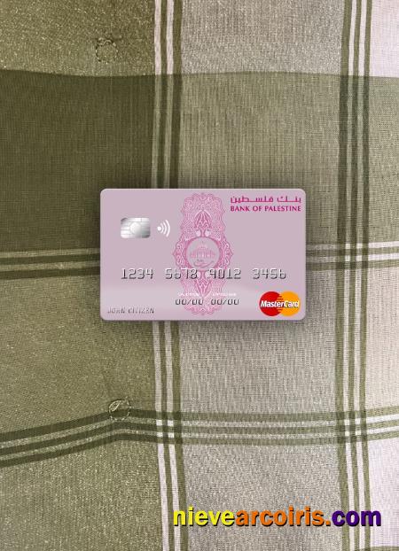 Palestine Bank of Palestine mastercard photolook